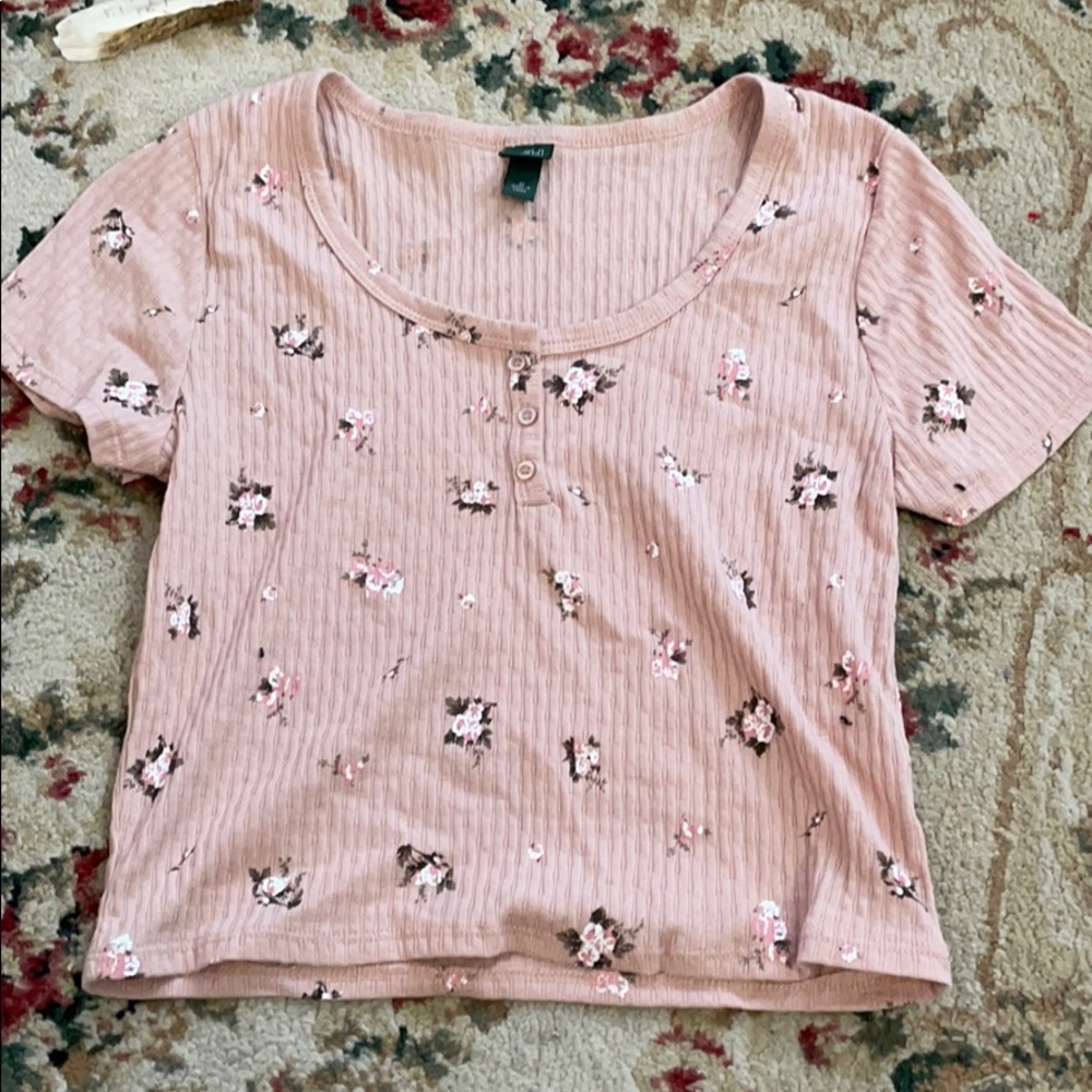 Pink crop